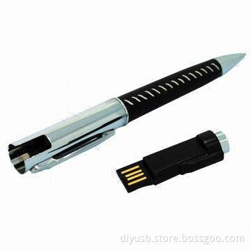USB Pen Drive with 128MB to 32GB Memory Capacities, Customized Logos are Welcome